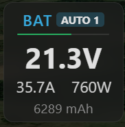 The Battery widget