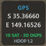 The GPS widget